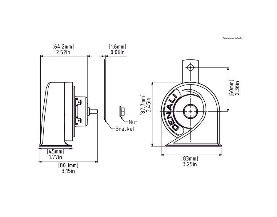 DENALI Soundbomb Mini - Horn for Motorcycle - TT-SB.10200.B - Image 5