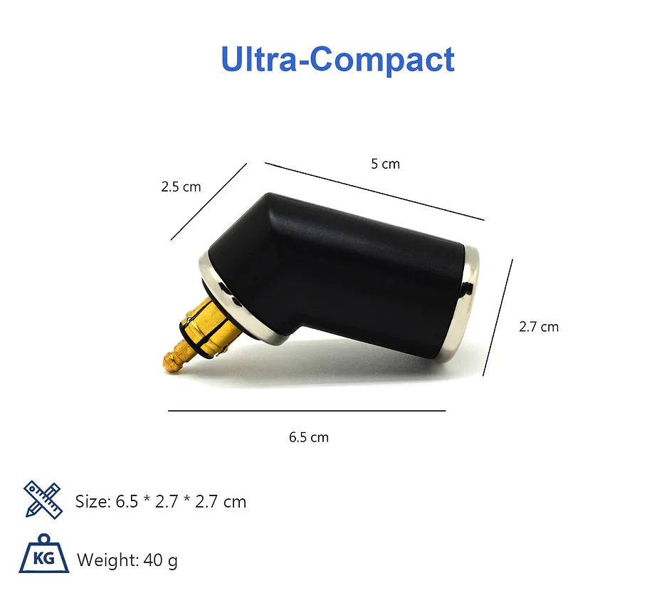 Din (Hella) to 36W PD USB-C + QC 3.0 (Angled) - Cliff Top - TY-A2006 - Image 5
