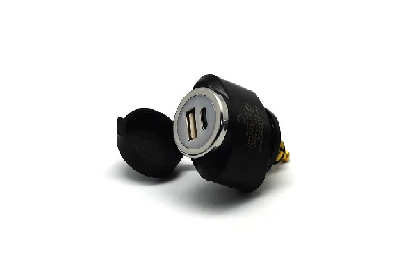 DIN (HELLA) to 36W PD USB-C + QC 3.0 (MINI) - Cliff Top - TY-A2002