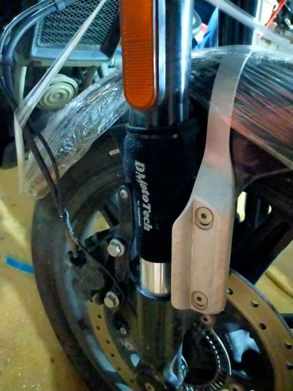 DMotoTech Universal Black Fork Seal Covers - Image 3