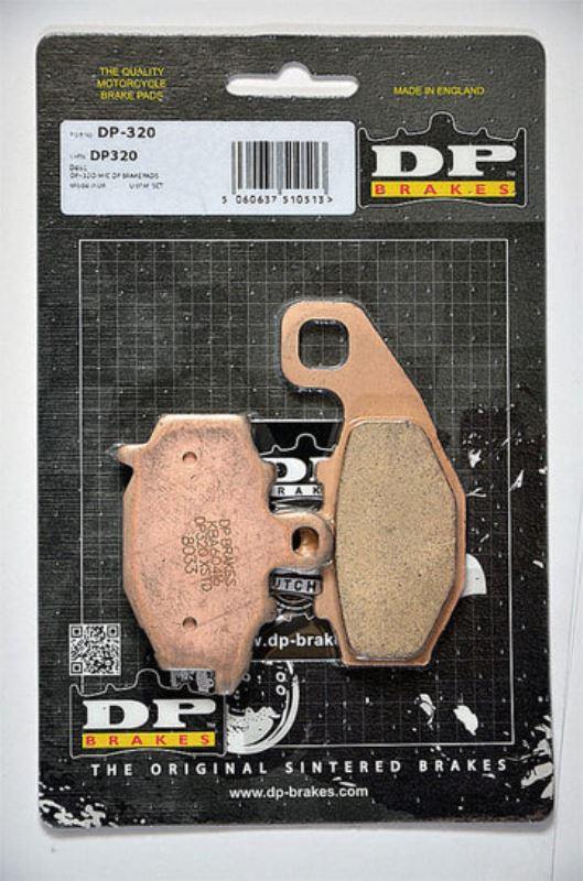 DP Sintered Brake Pads for Kawasaki ER-6n (2012-2016)-Rear-DP 320