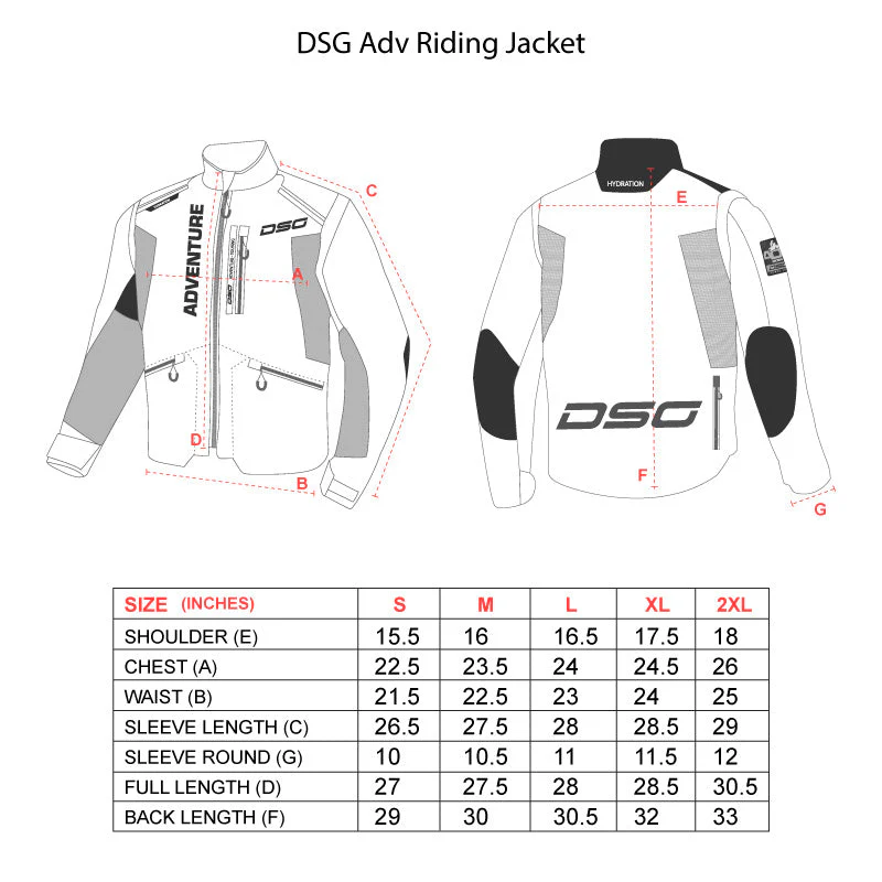 DSG Adv Riding Jacket Grey Black Yellow Flou - Image 22