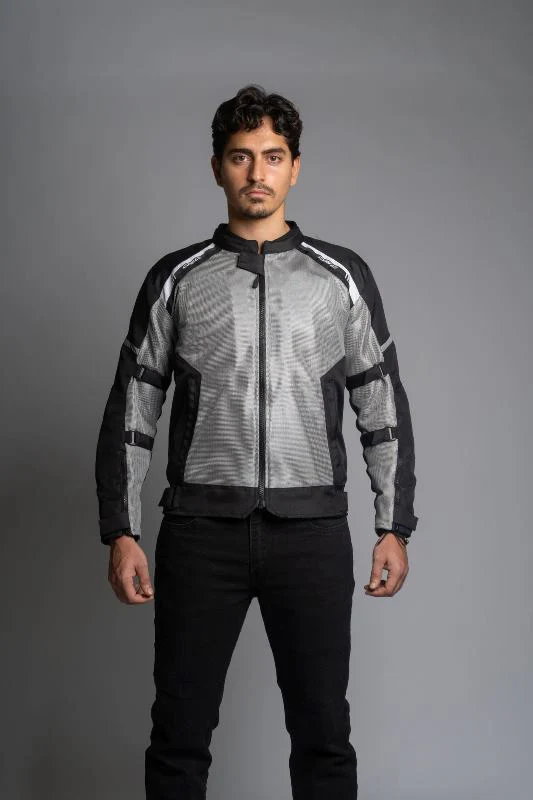 DSG Aire Riding Jacket (Light Grey Black White) - Image 4