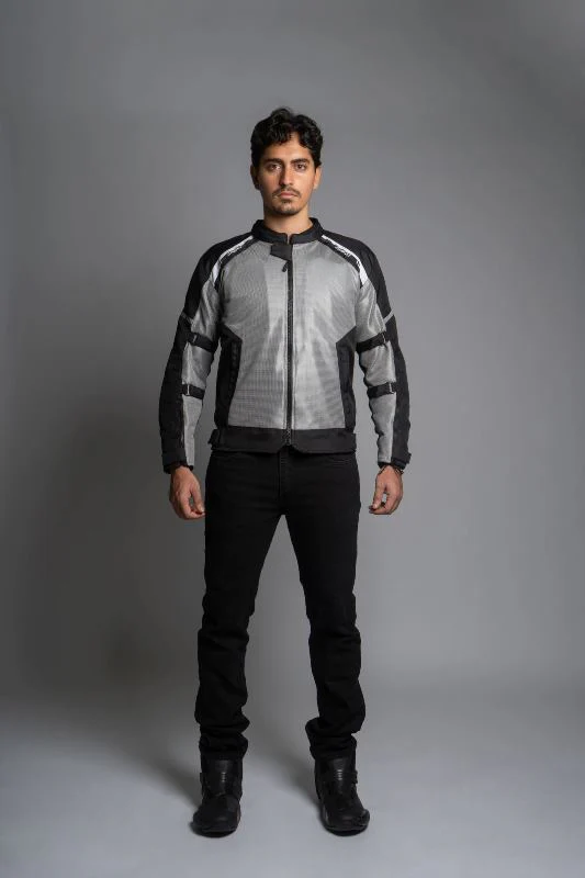 DSG Aire Riding Jacket (Light Grey Black White) - Image 5