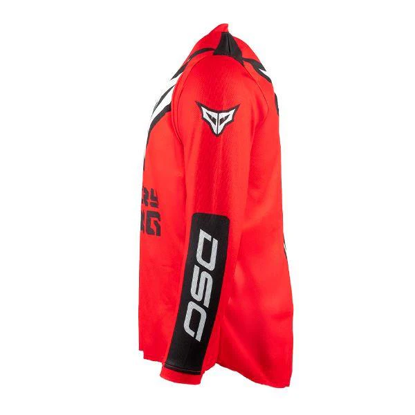 DSG Alpha Racing Jersey Red Black - Image 5