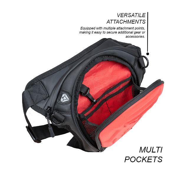 DSG Alpha Thigh Bag - Red - Image 8