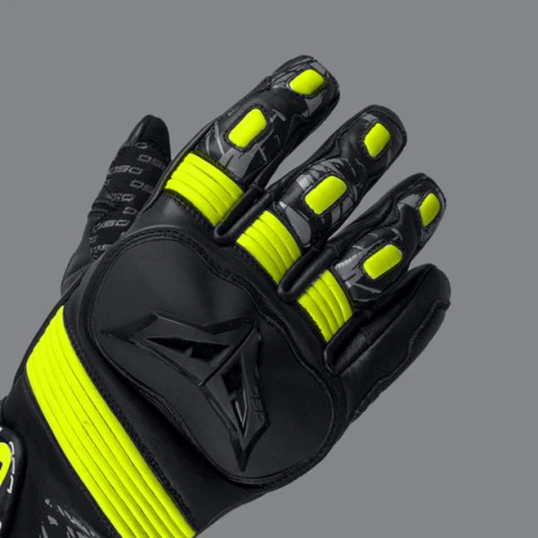 DSG GPX Riding Glove-Yellow Fluo - Image 3