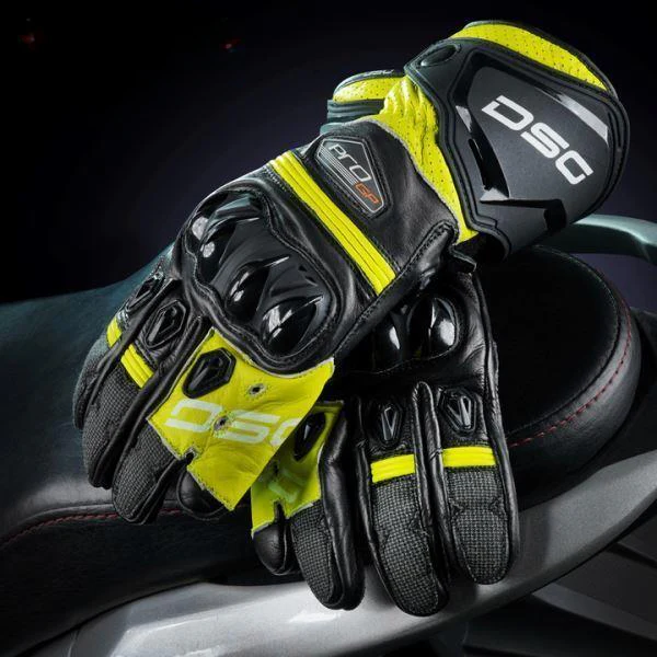 DSG Hydro V2 Riding Glove Black Yellow Fluo - Image 4
