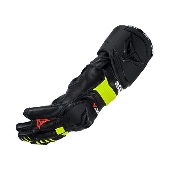 DSG Race Pro Sport Gloves-Yellow Fluo - Image 3