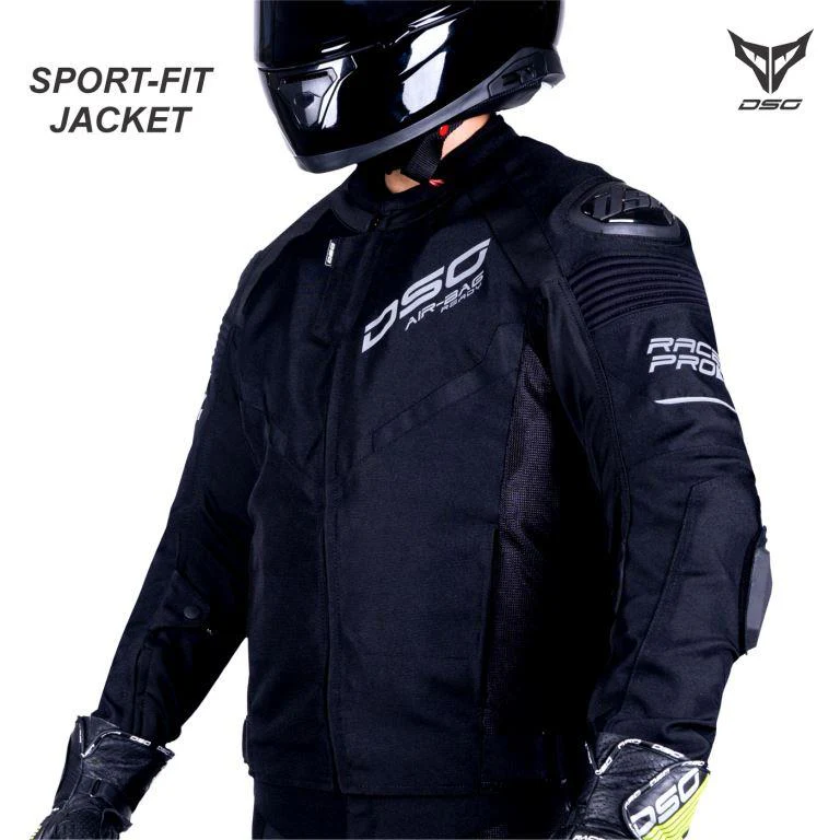 DSG Race Pro V2 Riding Jacket - Black - Image 4