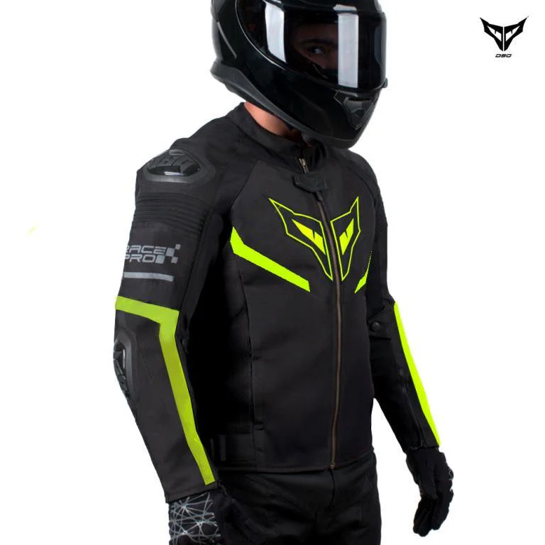 DSG Race Pro V3 Riding Jacket-Yellow Fluo - Image 3