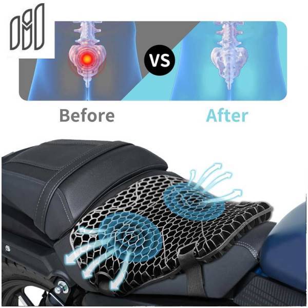Easy Bum Cruiser & Sports Motorcycle Seat Cushion -MH Moto - Image 8