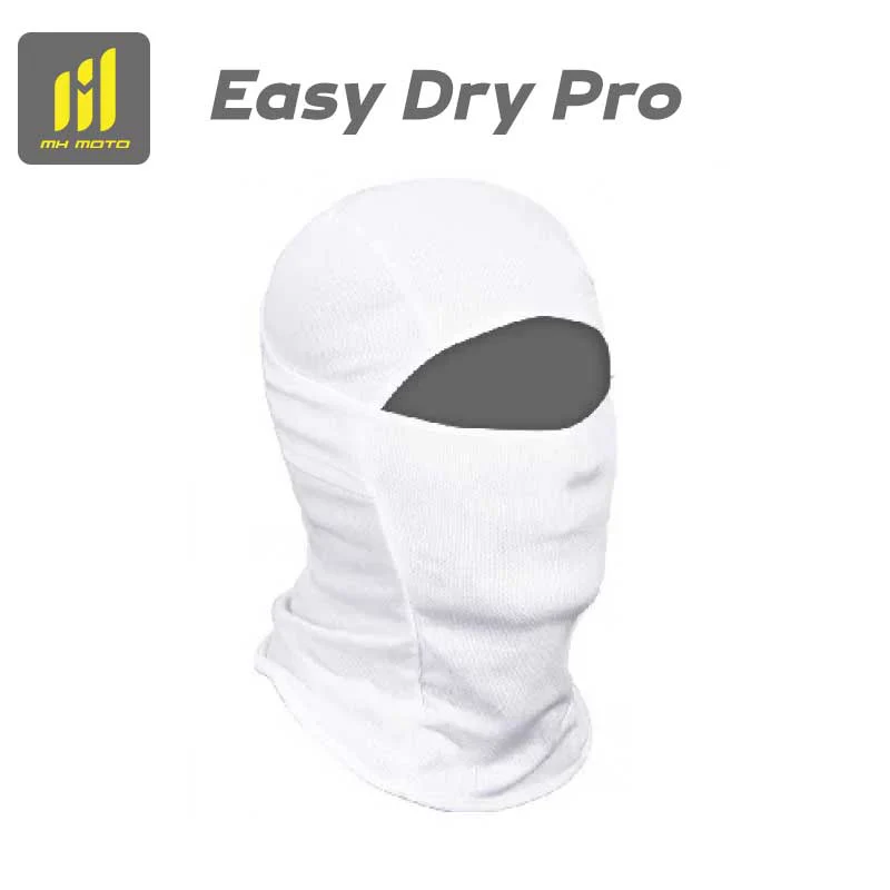 Easy Dry Pro Balaclava White -MH Moto