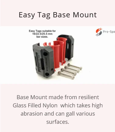 Easy Tags - Base Mount - 16mm SMALL - Prospec - ET 416