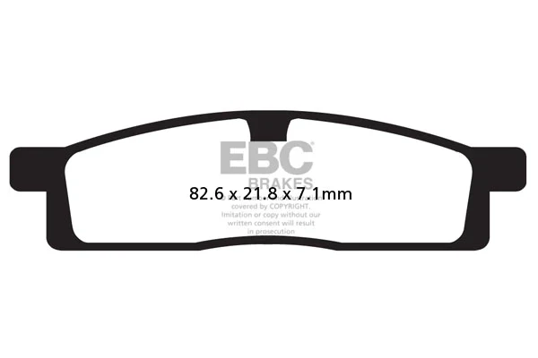 EBC Brake Pads for Bikes - FA119R Sintered - Image 2