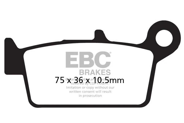 EBC Brake Pads for Bikes - FA131R Sintered - Image 2