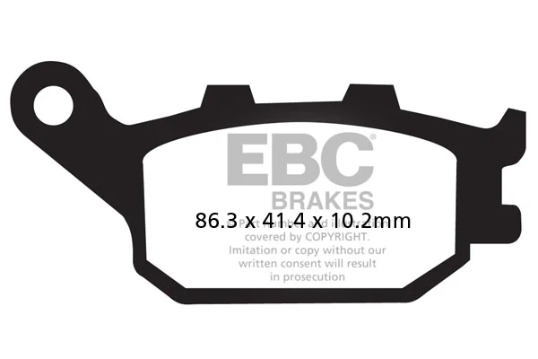 EBC Brake Pads for Bikes - Fully Sintered FA724HH - Image 2