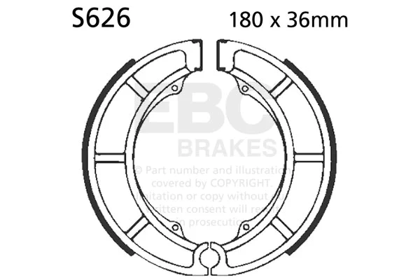 EBC Brake Pads for Bikes - S626 Organic