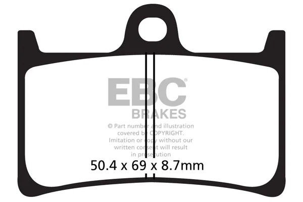 EBC Brake Pads - Sintered FA252HH - Image 2