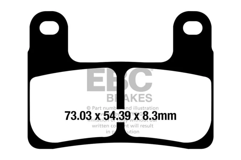 EBC Brake Pads Fully Sintered BMW R1250 GS (Front (2019-2021))-FA724HH*2(BUN)