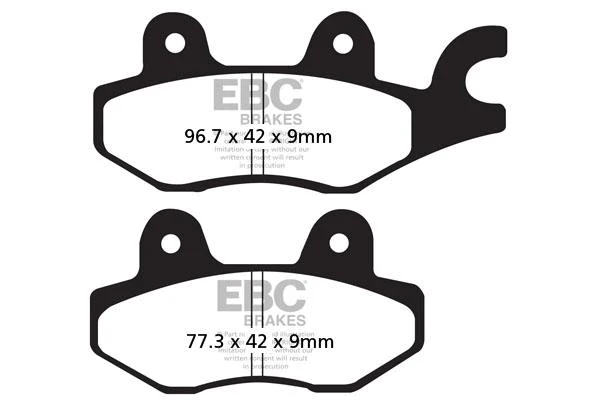 EBC Brake Pads for Hero Xpulse FA197 Organic - Front