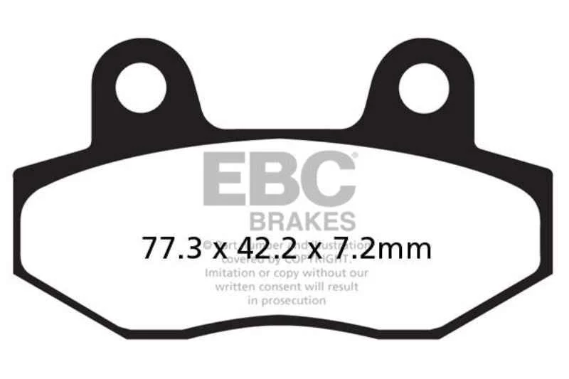 EBC Fully Sintered Brake Pads (Rear)-FA086/2HH - Image 2