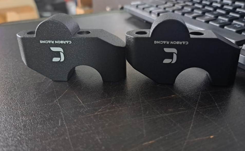 Elite Series - "Offset" Handlebar Risers Black - Highness and CB350 RS