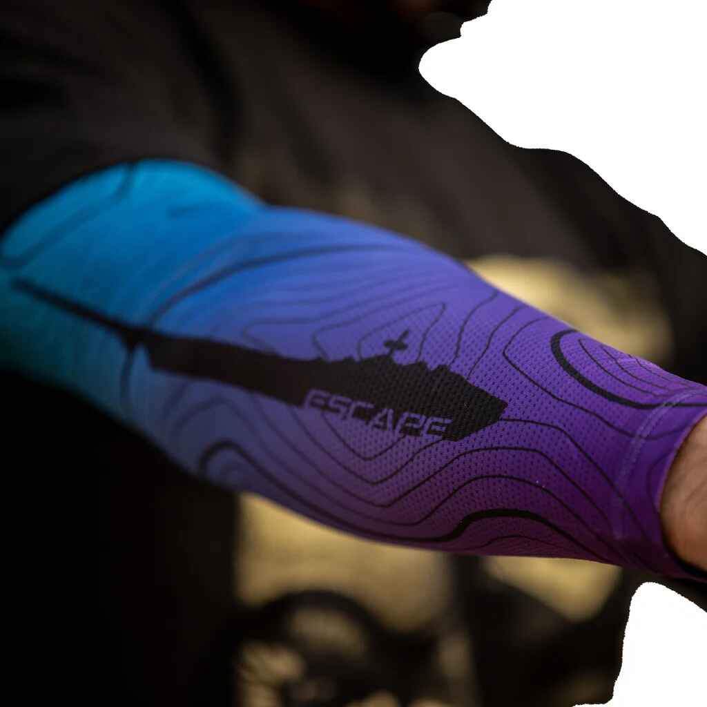 Eurus Cooling Arm Sleeves - Blue & Purple