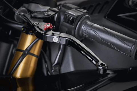 Evotech Performance Folding Clutch and Brake Lever set For Yamaha YZF-R1 / R1M (2015-) Part No : PRN002396-003908 - Image 4