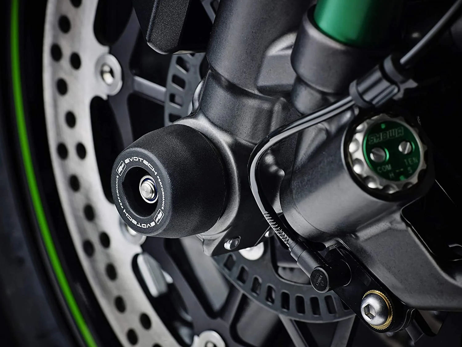 Evotech Performance Front Spindle Bobbins - Kawasaki Ninja ZX-10R (2016-) Part No - PRN012354-17 - Image 5