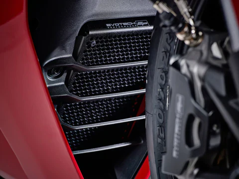 Evotech Performance Radiator Guard And Oil Cooler Guard Set For Ducati SuperSport / S / 950 / 950 S (2021+) - Image 4