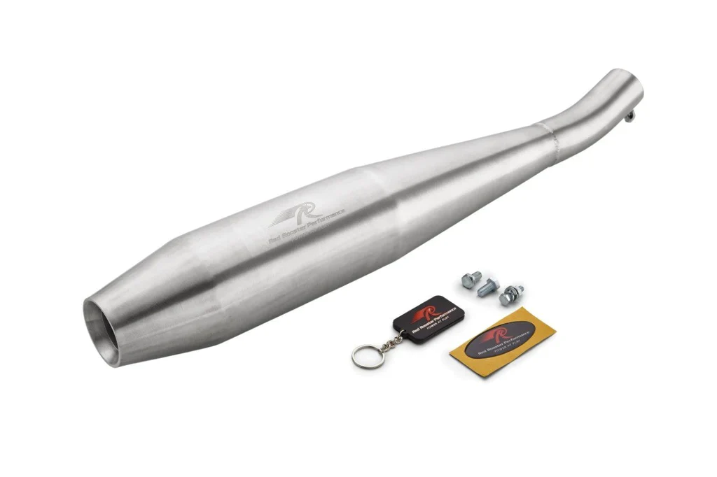 Red Rooster Performance Exhaust for Continental GT 535 - Silver