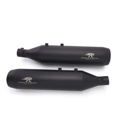 Red Rooster Astral Exhaust for RE Super Meteor 650 - Black Matte - Image 2