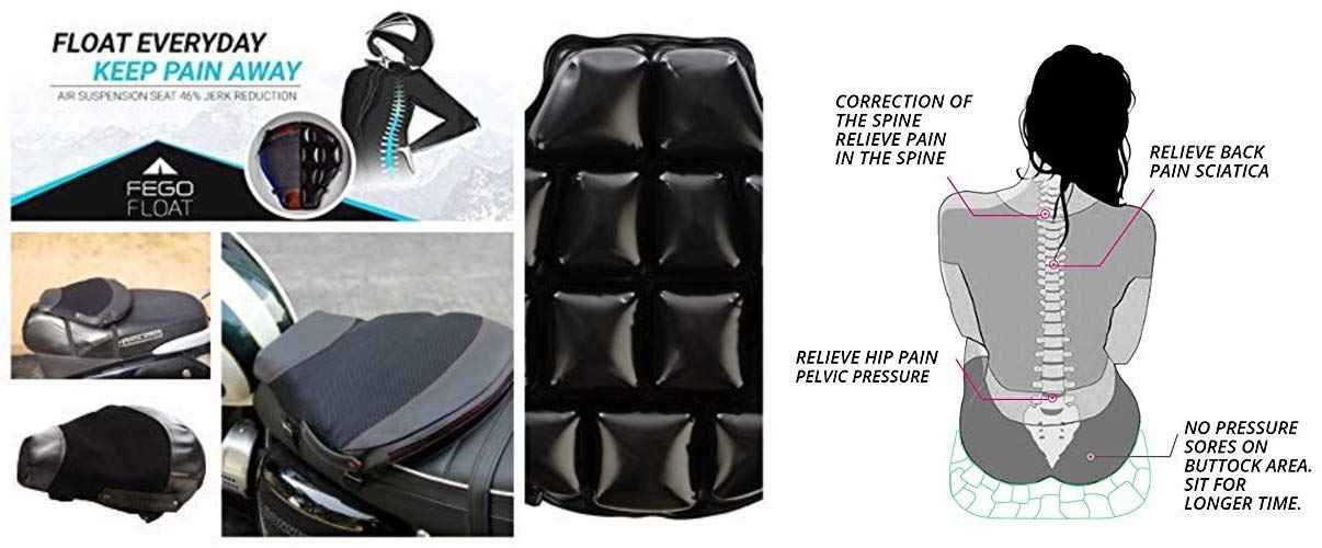 FEGO Float - Air Suspension Seat Black Leather Cushion Seat With Air Suspension Technology - Image 3