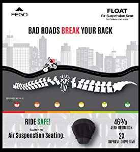 FEGO Float - Air Suspension Seat Black Leather Cushion Seat With Air Suspension Technology - Image 6
