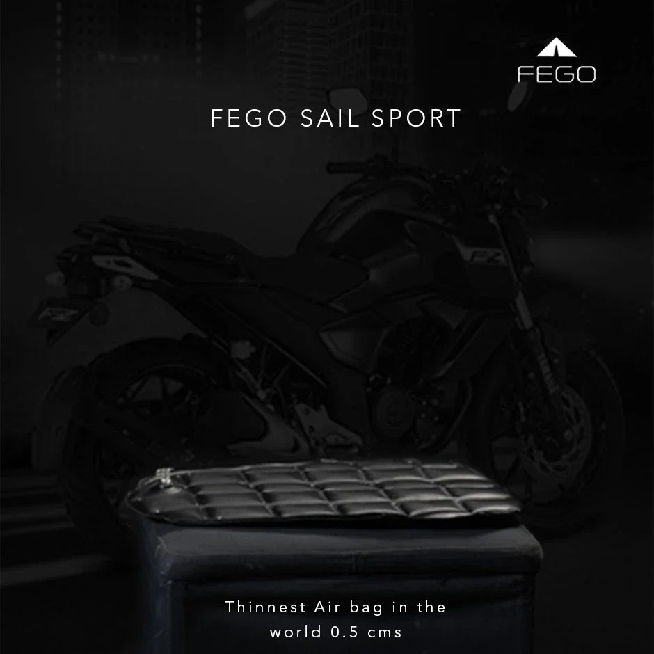 Fego Sail Sport - Air Suspension Seat for Motorcycles - 1001FS - Image 3