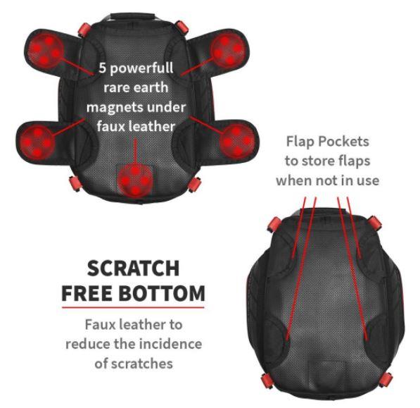 Viaterra Fly Magnetic Motorcycle Tank Bag Magnet Based - Image 6