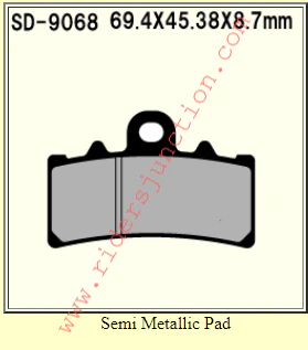 Vesrah Ceramic Front Brake Pads for KTM Duke 200 - SD-9068 - Image 2