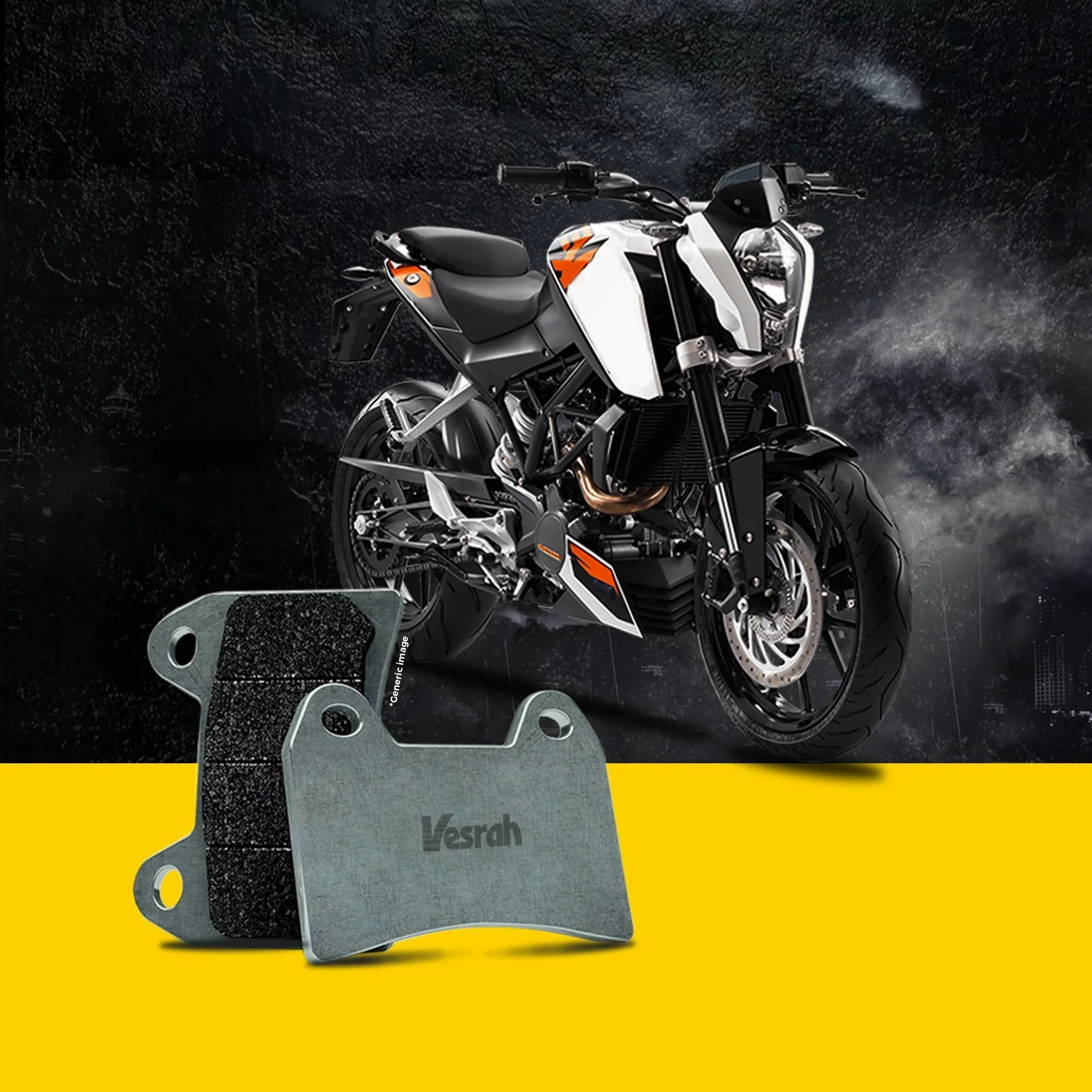 Vesrah Ceramic Front Brake Pads for KTM Duke 250 - SD-9068