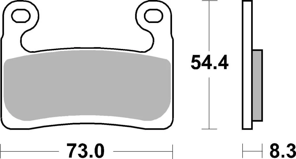 Front Brake Pads Sintered - Brembo - 07GR90LA - Image 2