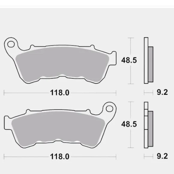 Front Brake Pads Sintered - Brembo - 07HD22SA - Image 2