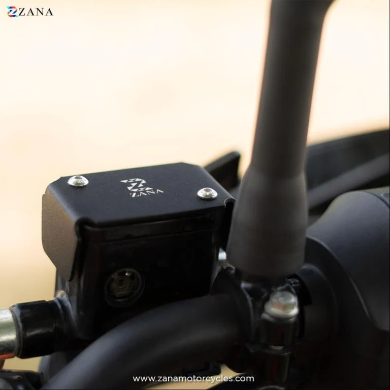 Front Fluid Reservoir Cover Black Paint ADV 250/390 - ZI-8193