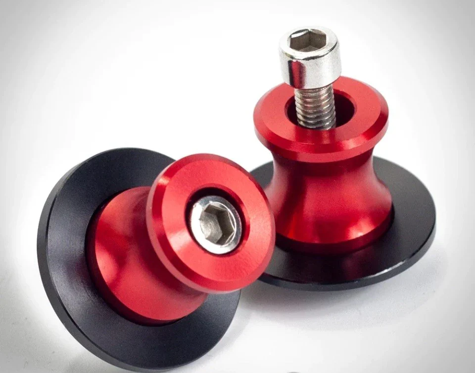 BMW G310GS & G310R Swingarm Spools Slider Motorcycle Stand Screw M8 - Red