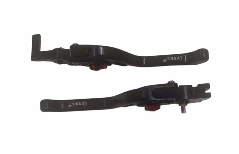 Genma Yamaha Aerox CNC Lever With Smart Brake Function ( Black )