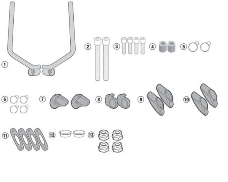 GIVI Clear Screen Ducati Scrambler Fitting Kit A7407A required - 7407A - Image 3