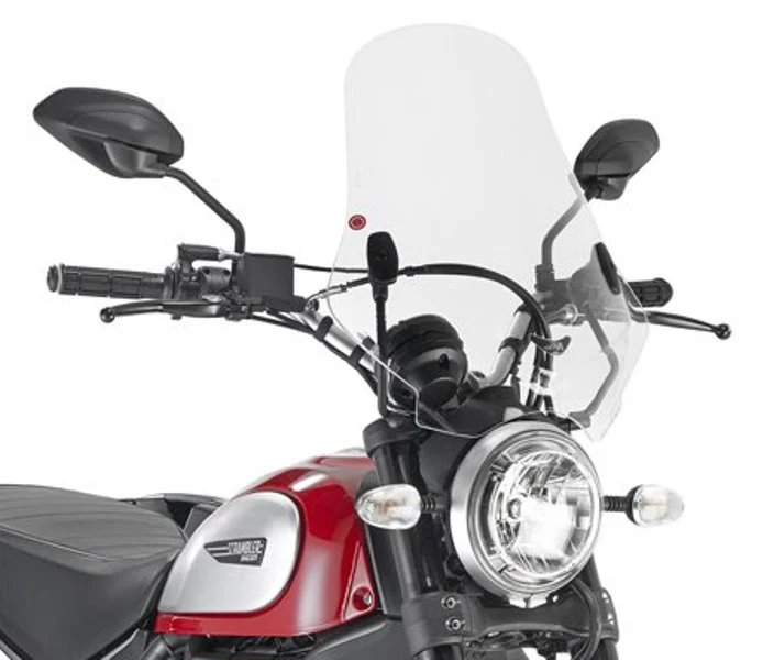 GIVI Clear Screen Ducati Scrambler Fitting Kit A7407A required - 7407A - Image 4