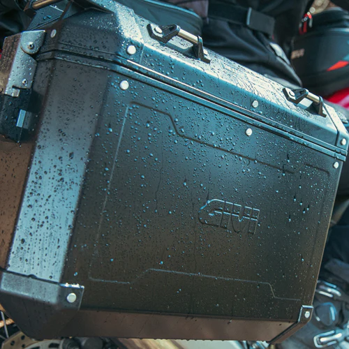 GIVI Left-side Trekker Outback Black Line Aluminium Side-case Matt Black Painted (48Ltr) - Image 3