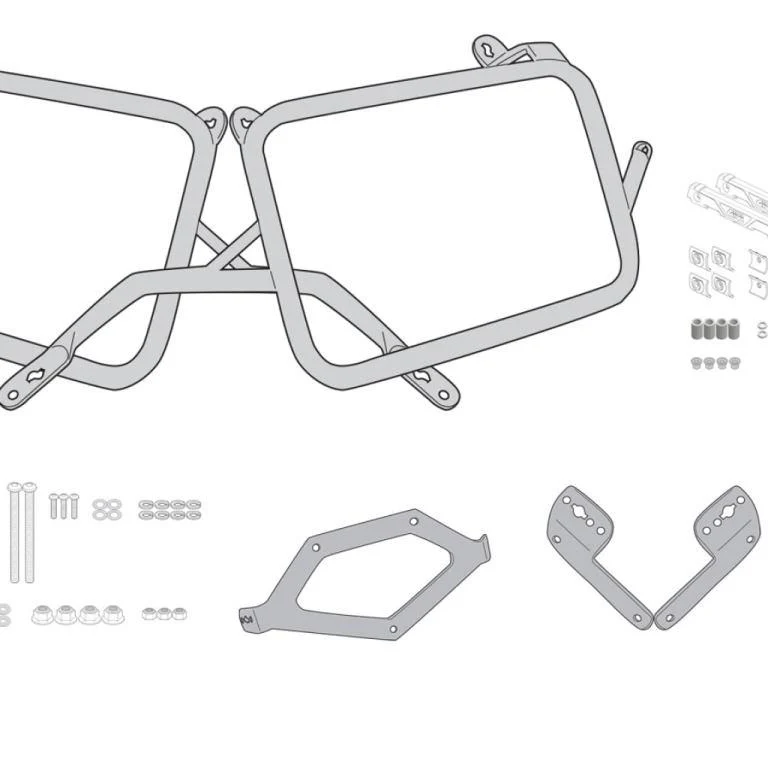 GIVI Specific Pannier Holder for Monokey Cam-Side Trekker Outback Side Cases for Triumph Tiger 1200 GT - PLO6422CAM - Image 2