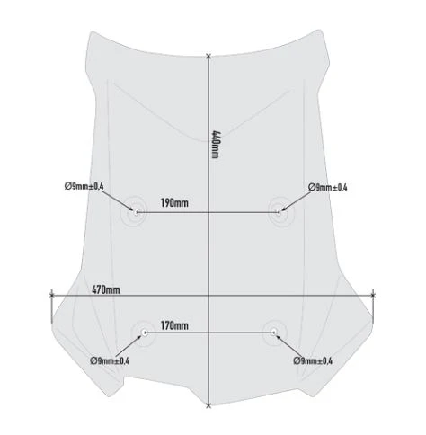 GIVI Specific Screen Smoked BMW F850GS - D5127S - Image 2