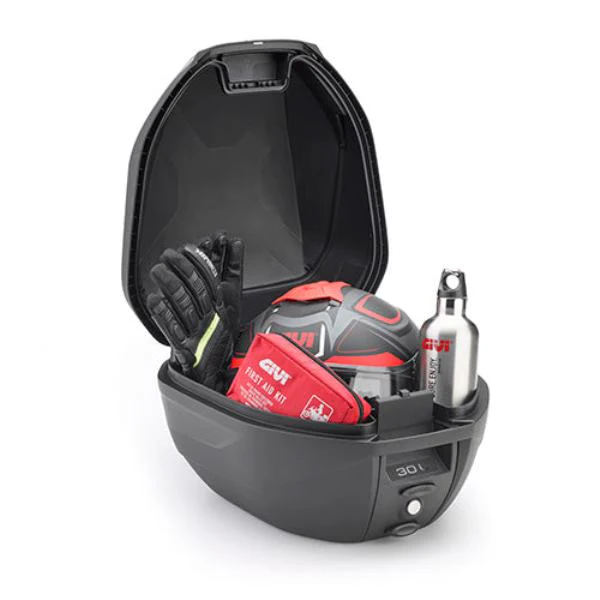 Givi Top-Case Black With Red Reflectors Universal Mounting Plate Included - C30N - Image 2